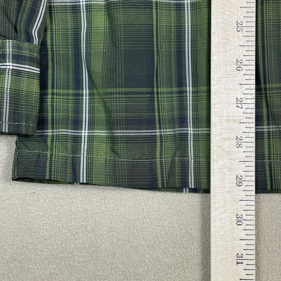 Kuhl Shirt Mens Medium Green Plaid Outdoor Hiking Fishing Workwear Casual Adult - Picture 5 of 10